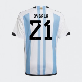 Argentina Paulo Dybala 21 2023/2024 Hjemmebanetrøje